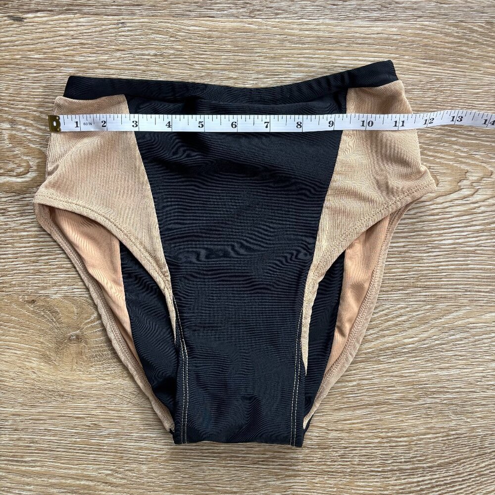 EUC The Bendy Brand Stained Glass Pole Shorts - Black, Size S - Picture 2 of 8